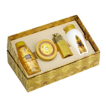 Apa de parfum, Aurum Ajmal, Unisex, Set Cadou, 575 ml